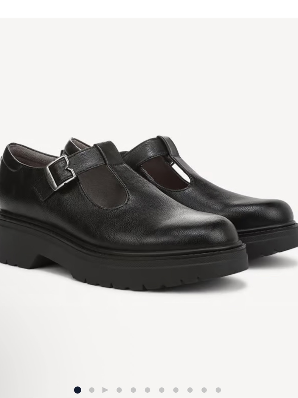 Dr. Scholl's Women's Bring It Mary Jane in Black Leather